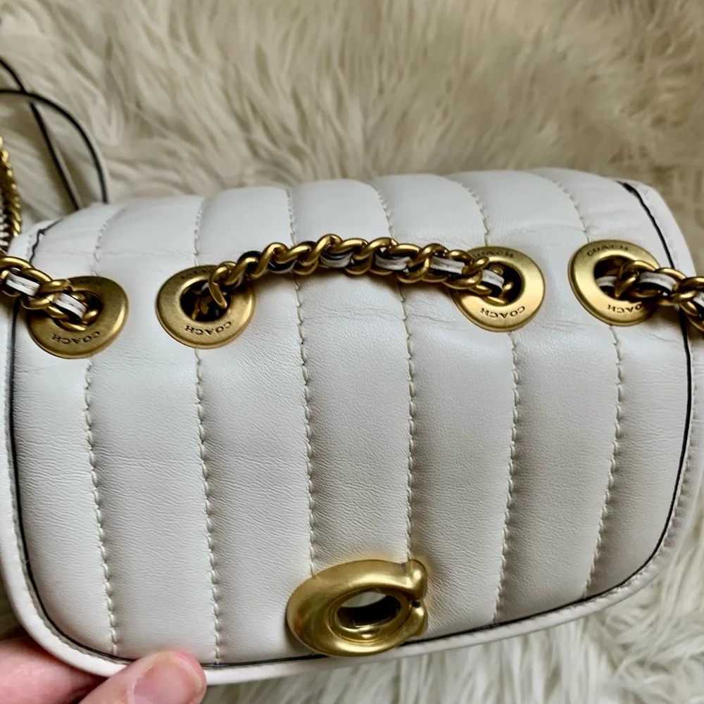 Coach Madison 18 Quilted Leather Convertible Backpack - Picture 11 of 16